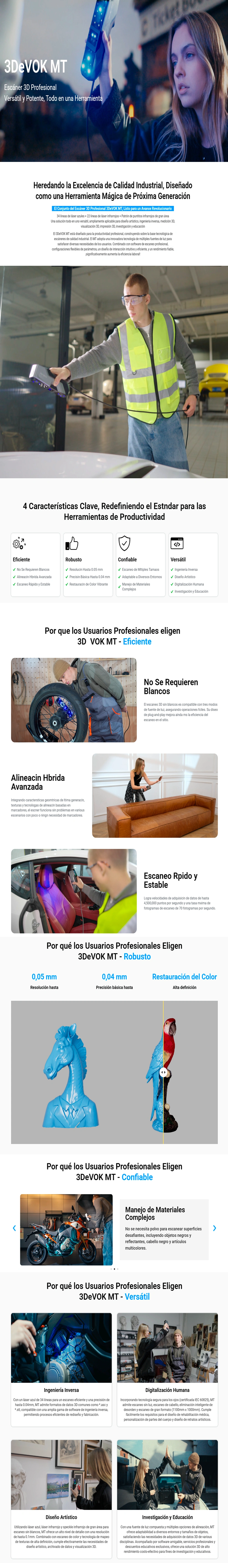 Escáner 3D 3devok MT