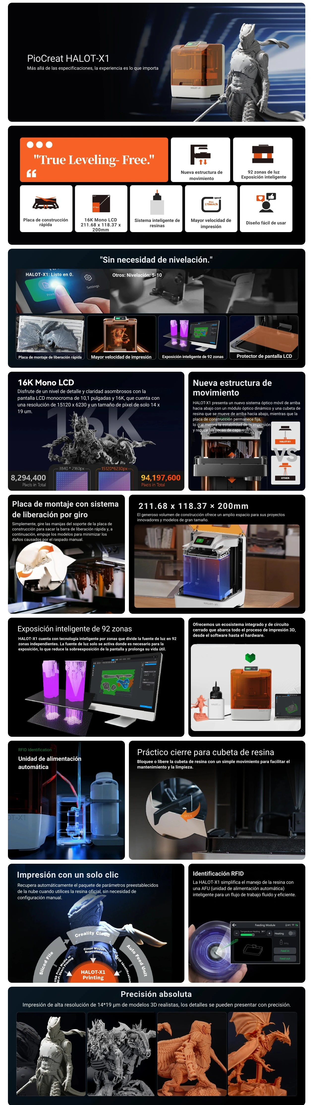 Impresora 3D resina Creality Halot X1 combo