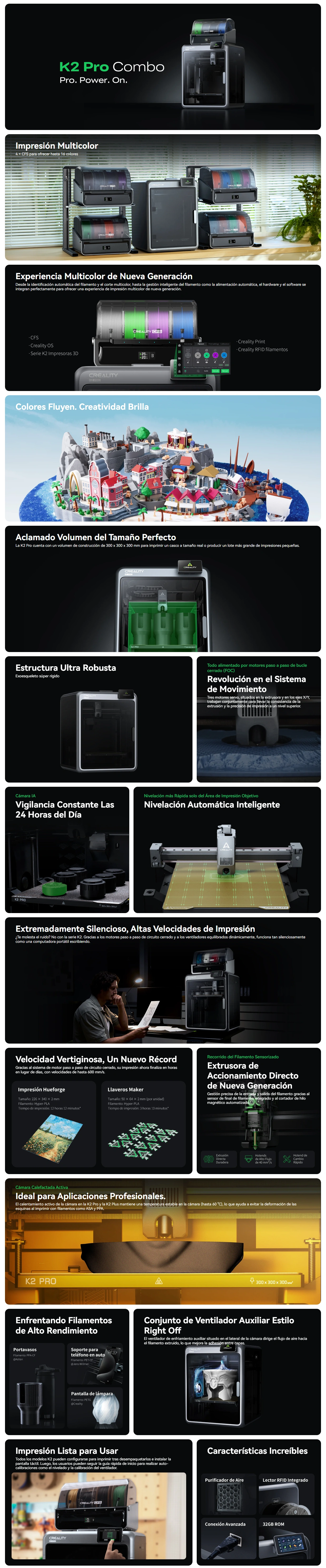 Impresora 3D Creality K2 Pro