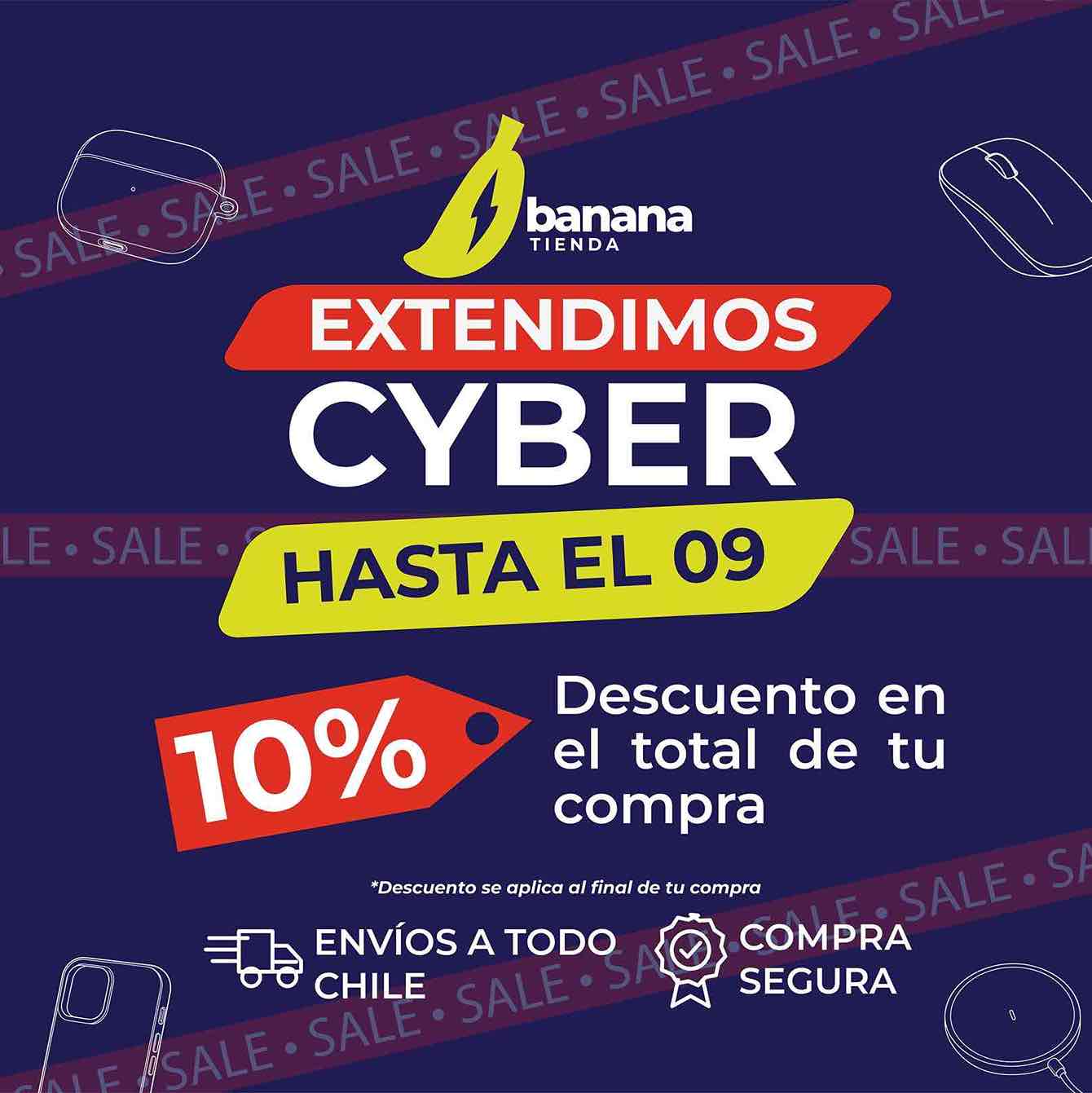 Cyber Monday: 10% de descuento en el total de tu compra