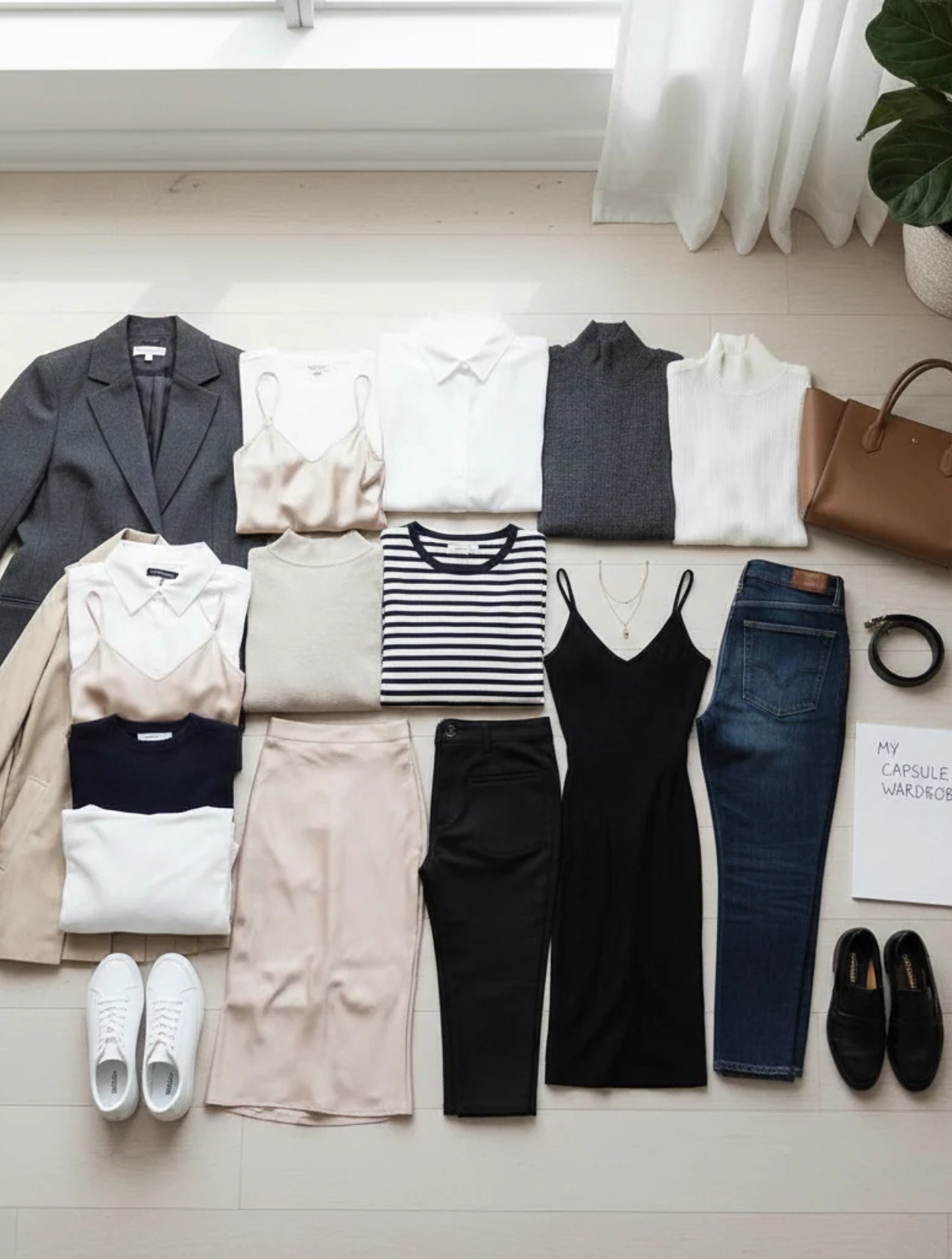 Prendas básicas armario cápsula mujer invierno 2026 moda sostenible Chile Carobaska.