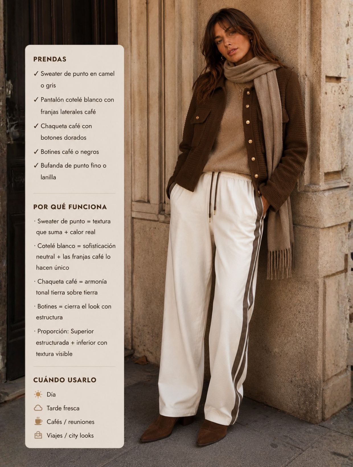 Outfit casual invierno sofisticado mujer - Carobaska