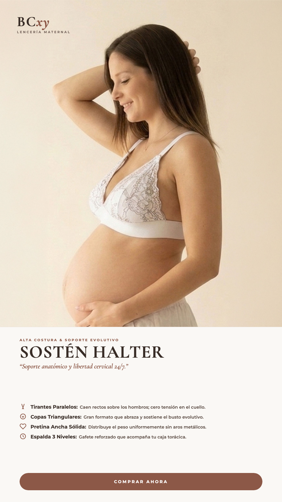 Sostén Maternal Halter BCxy