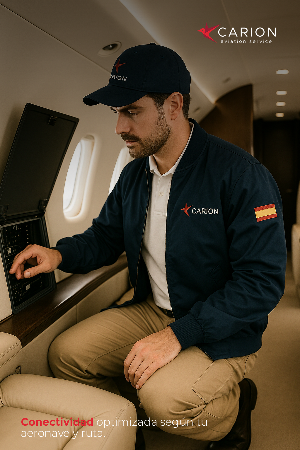 Equipamiento SATCOM aeronáutico