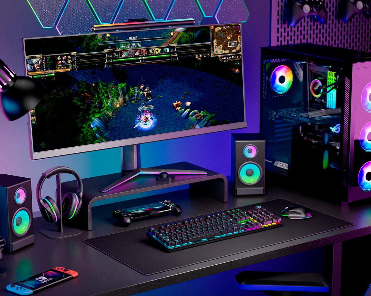 Primus Ballista 92T PKS-094S teclado mecánico inalámbrico RGB