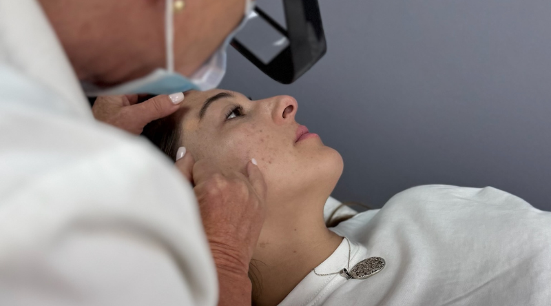 hidratación facial tratamiento estético