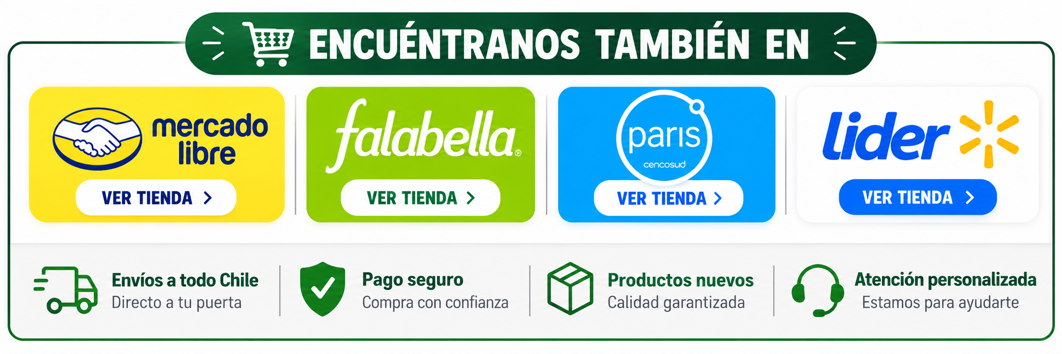 Encuentra MYO Store en Mercado Libre, Falabella, Paris y Líder