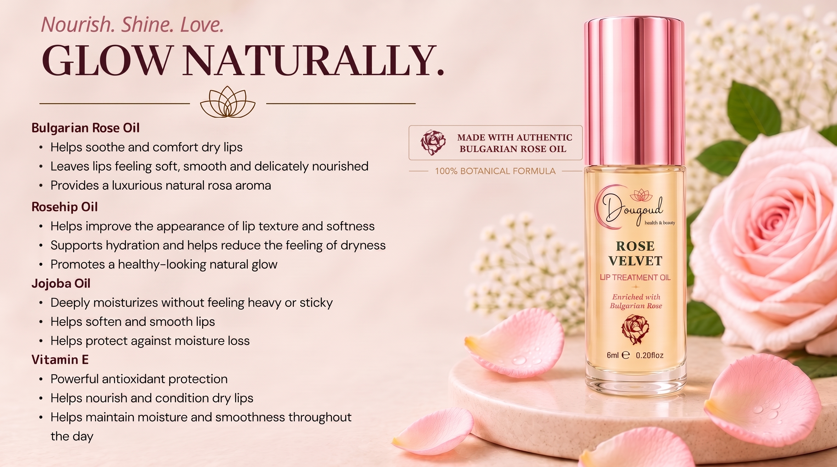 Rose Velvet Lip Treatment Oil