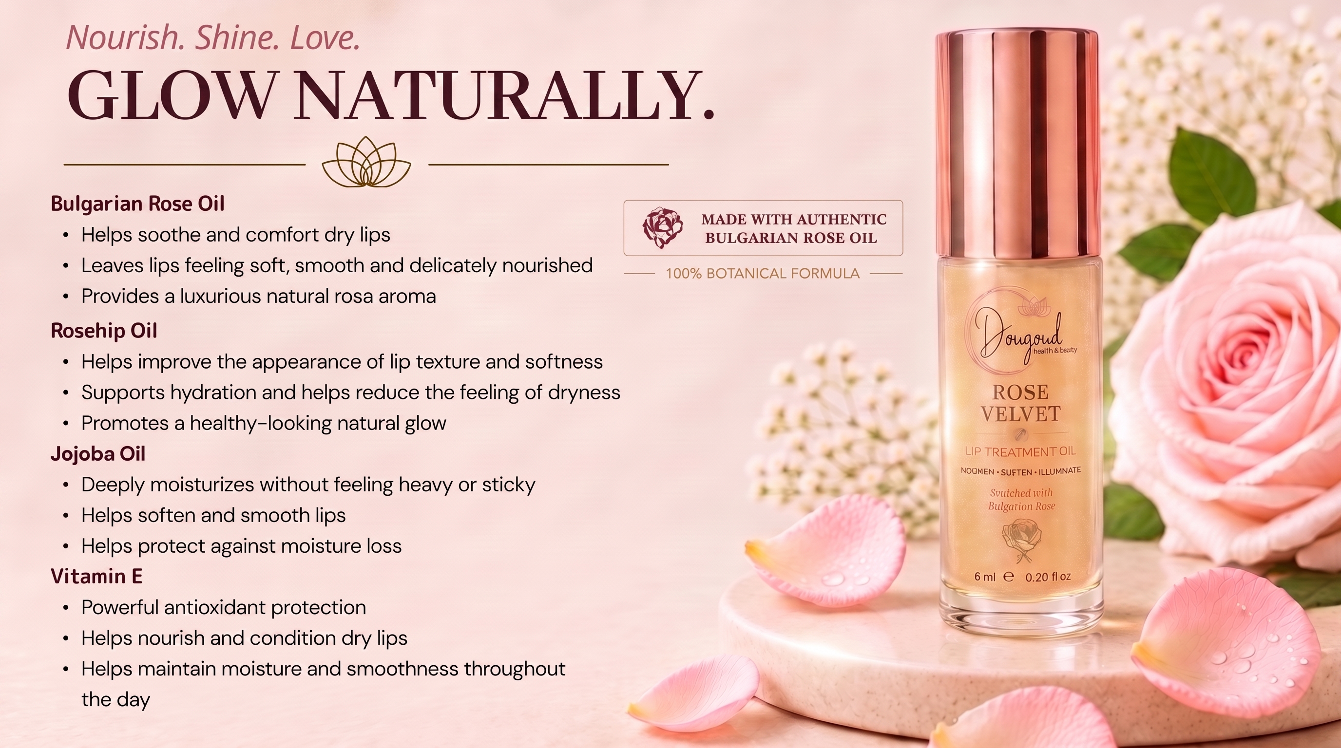 Rose Velvet Lip Treatment Oil