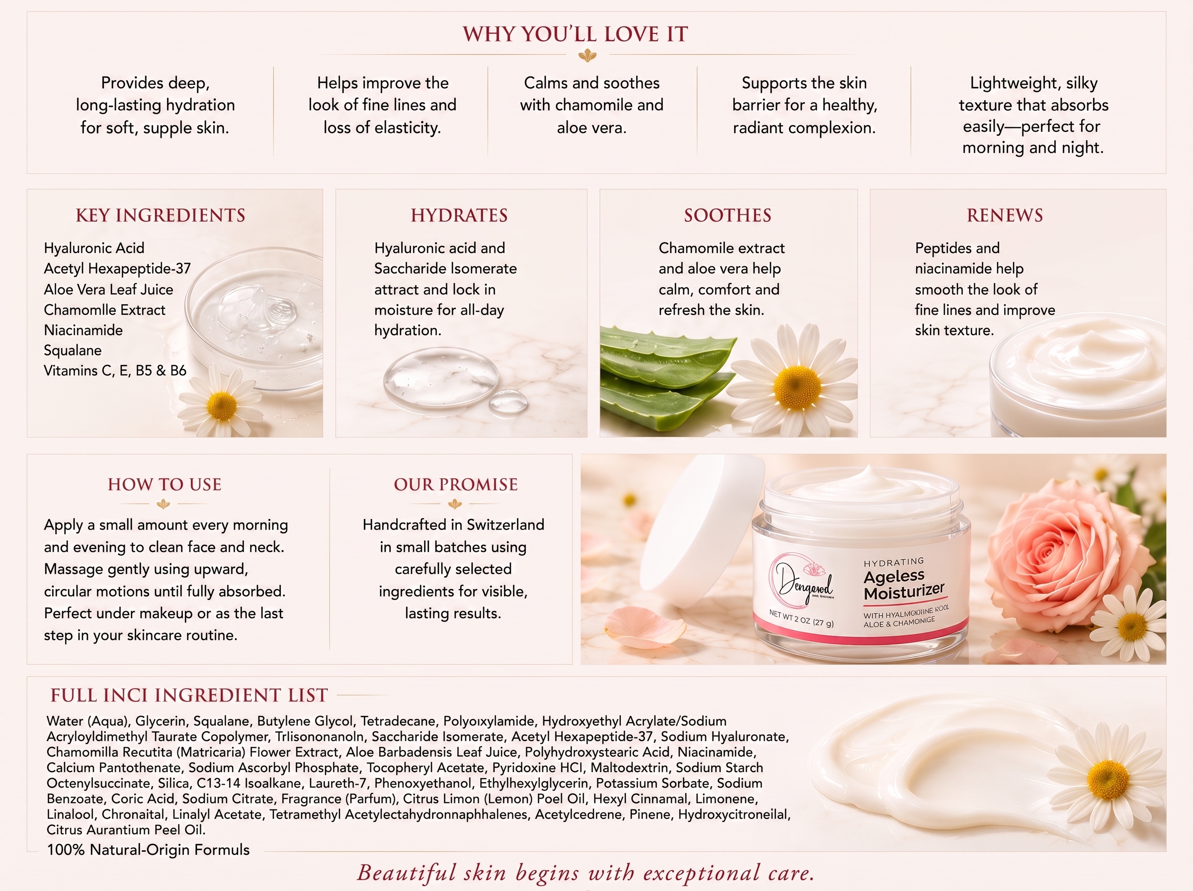 Ageless Moisturizer - English