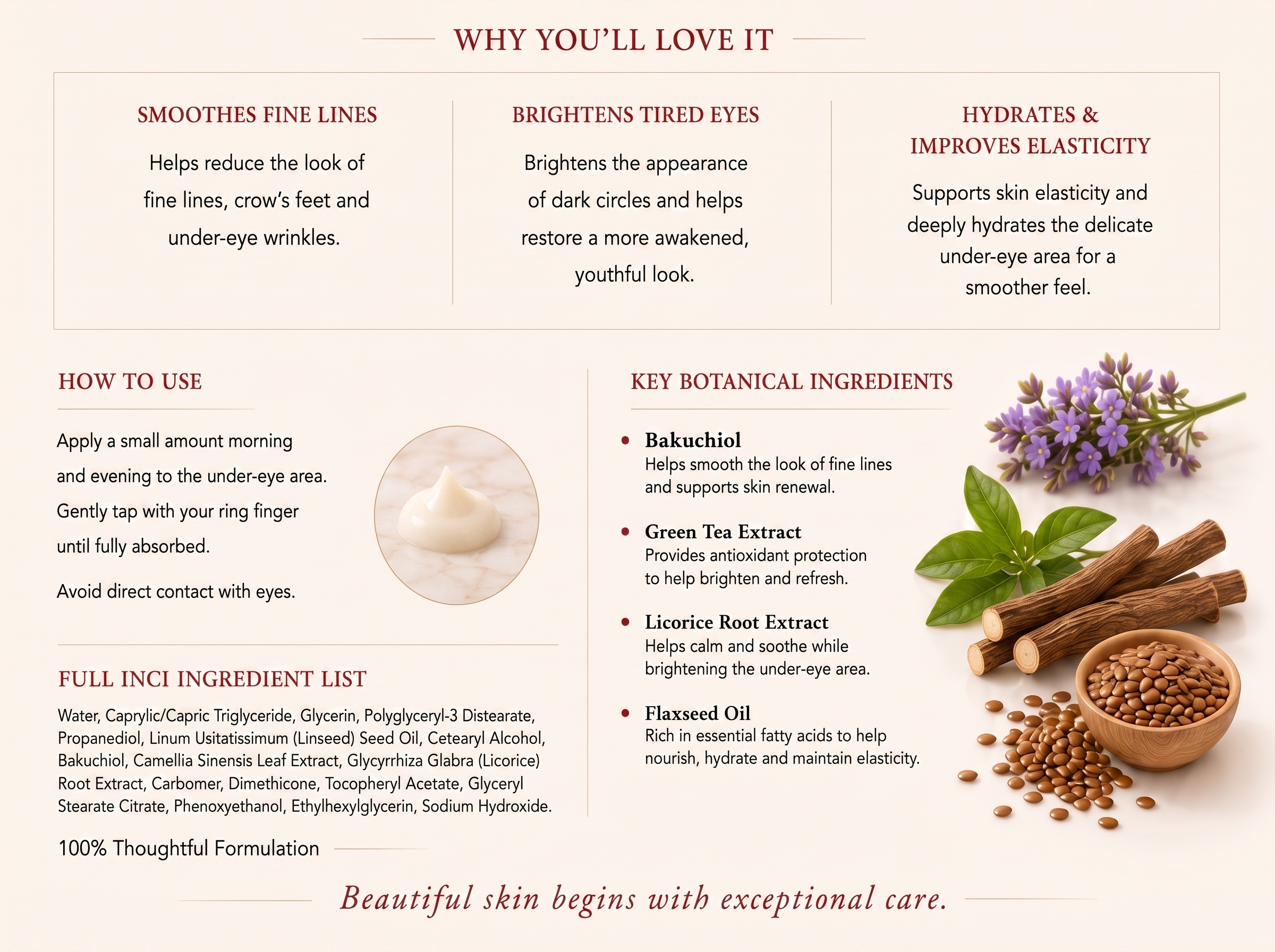 Angeless Eye Cream - English