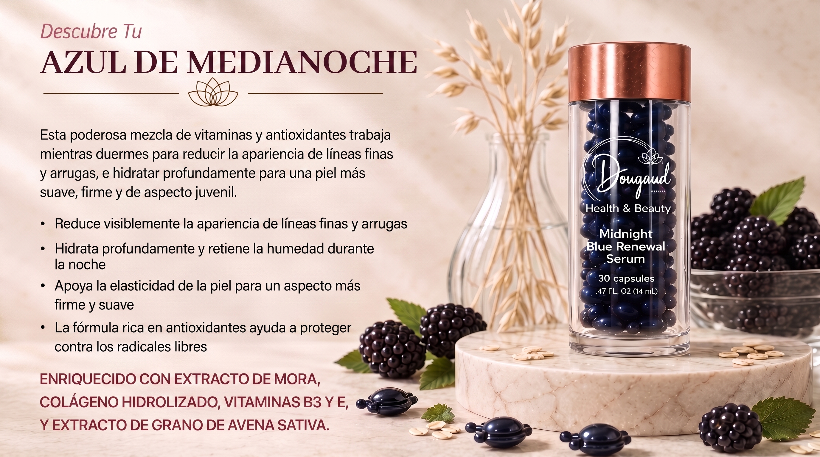 Midnight Blue Renewal Serum en Español