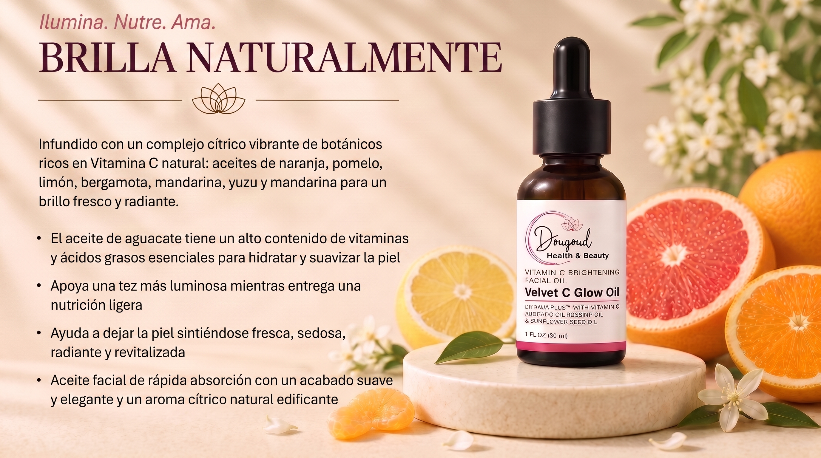 Velvet C Glow Oil en Español