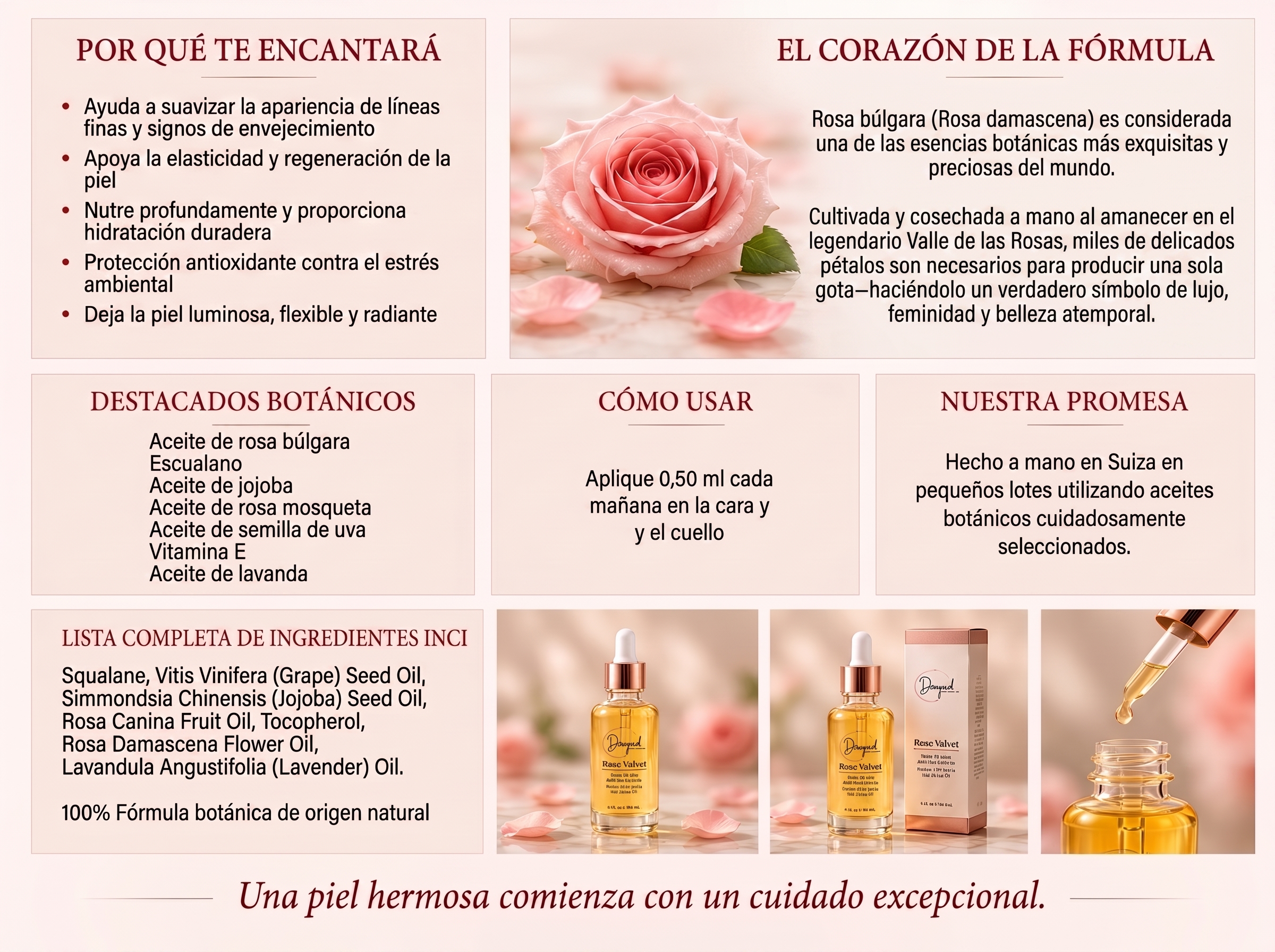 Detalles de Rose Velvet