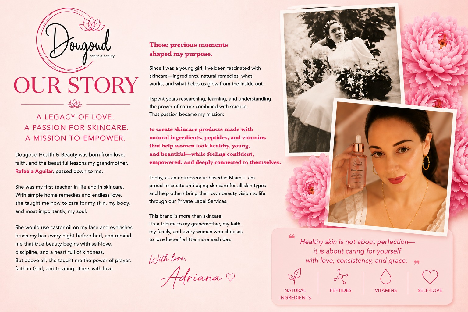 Our Story - Adriana Dougoud