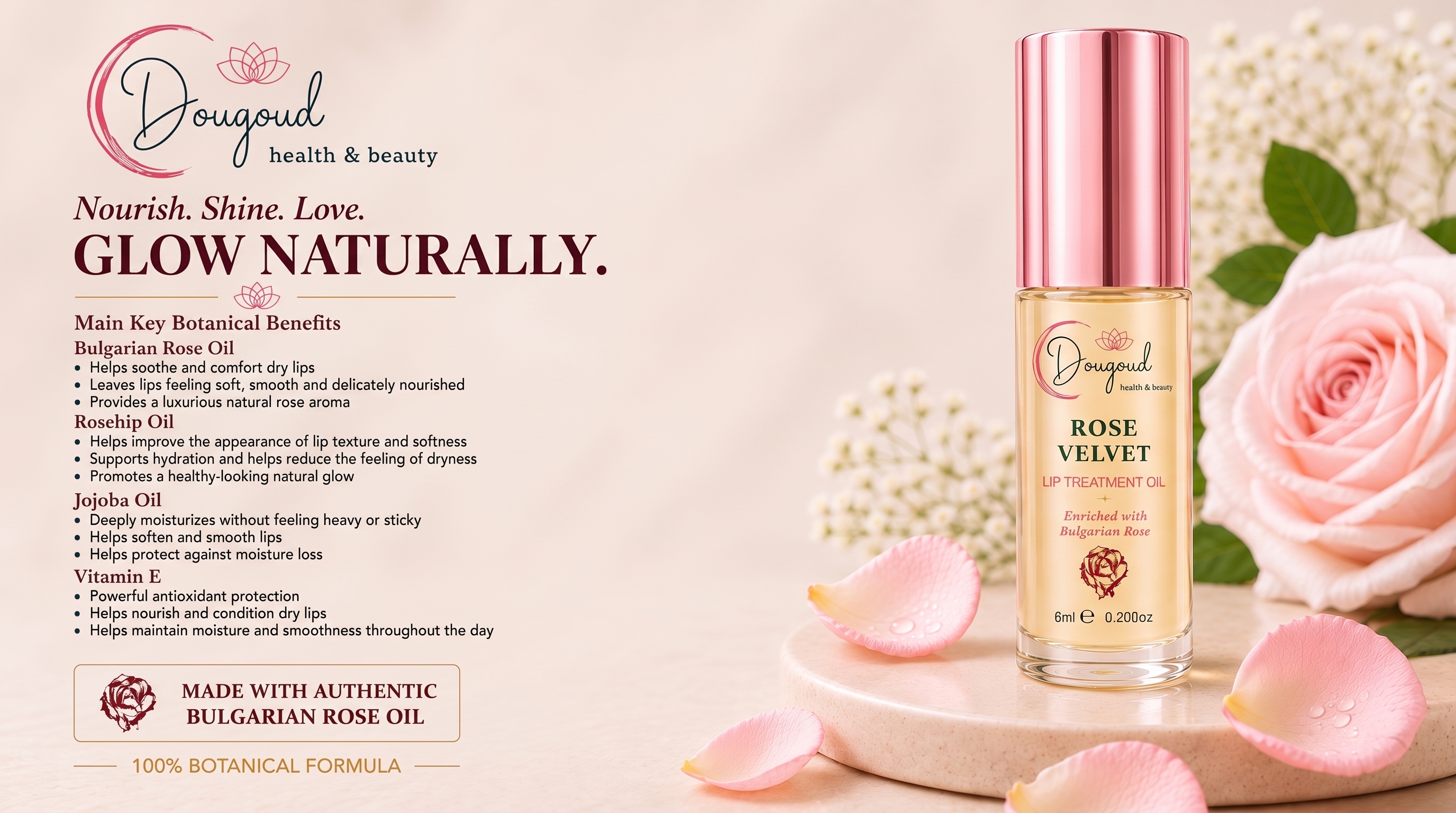 Rose Velvet Lip Treatment Oil