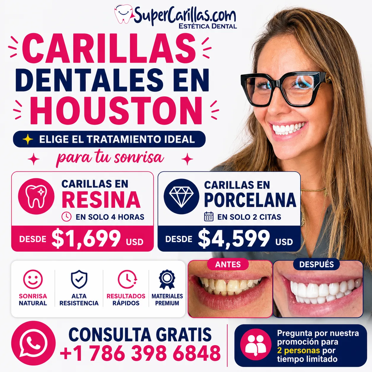 Carillas dentales en houston