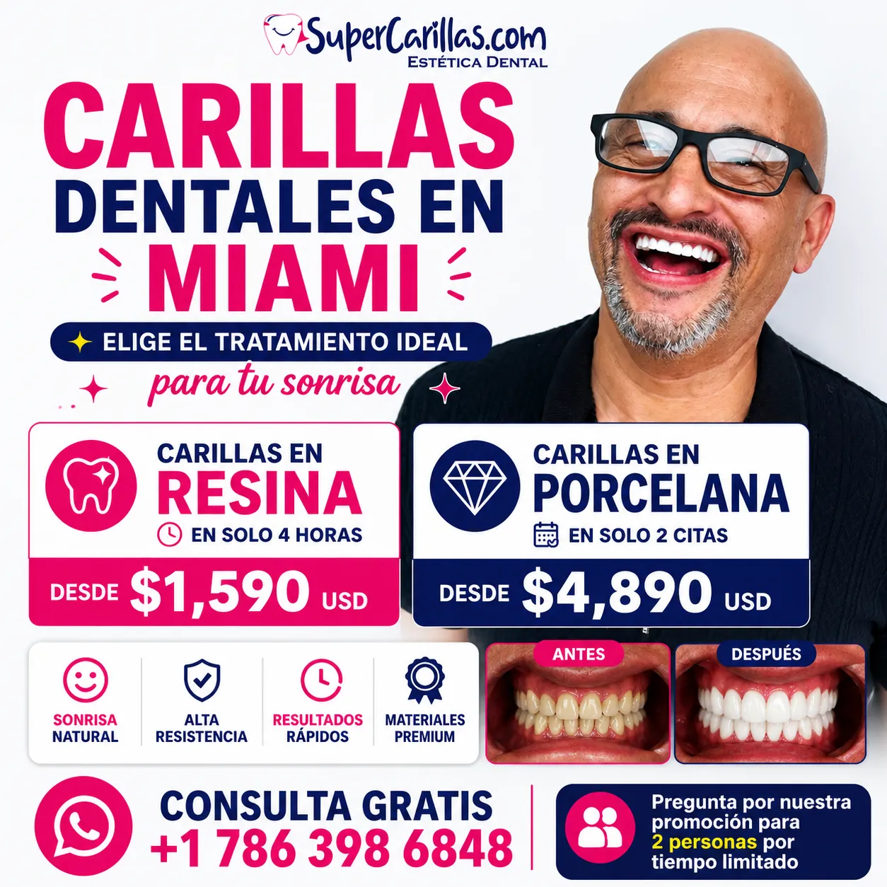 Carillas dentales en Miami, Florida
