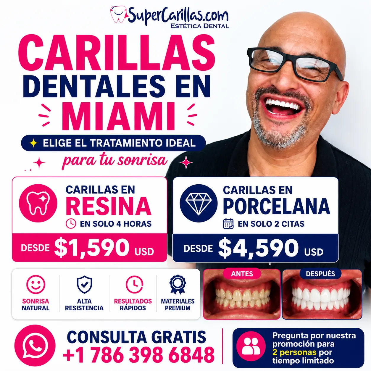 Carillas dentales en Miami, Florida