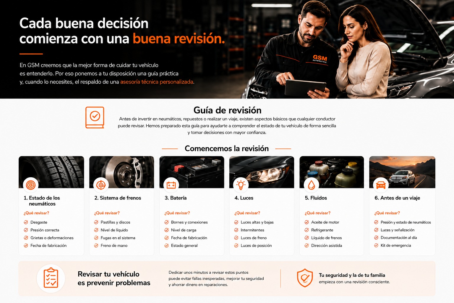 GSM Automotriz - Revisión y orientación automotriz