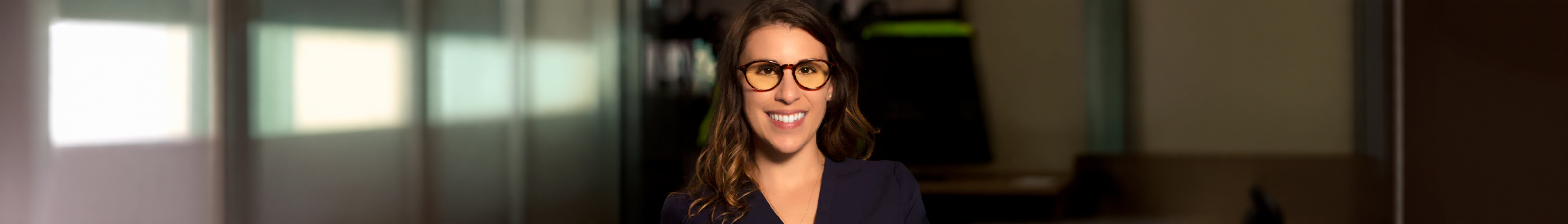 Doctora que certifica Gunnar Optiks
