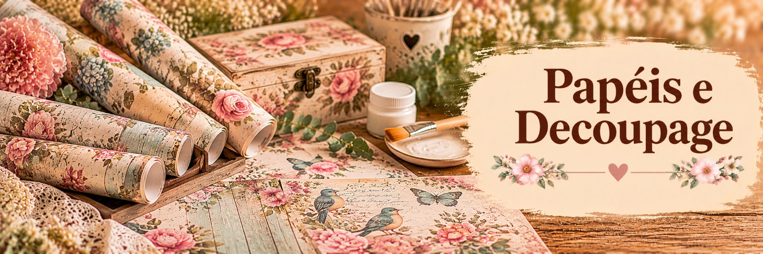 Papéis e decoupage