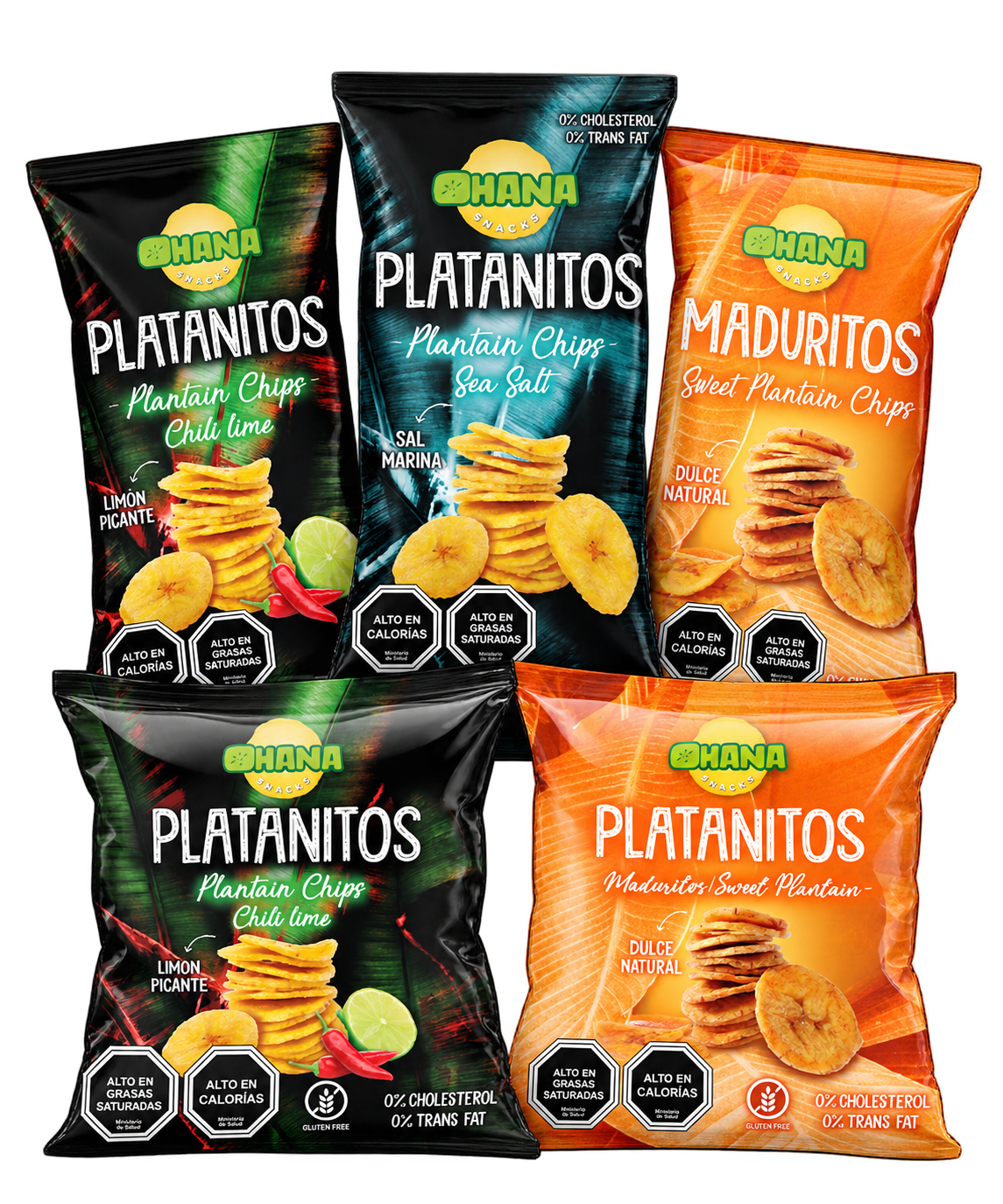 Platanitos y Maduritos Ohana en distintos formatos