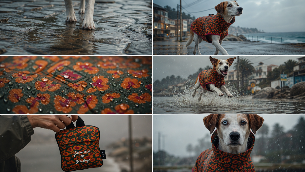 Rain Coat Selva Farm Rio Zee Dog