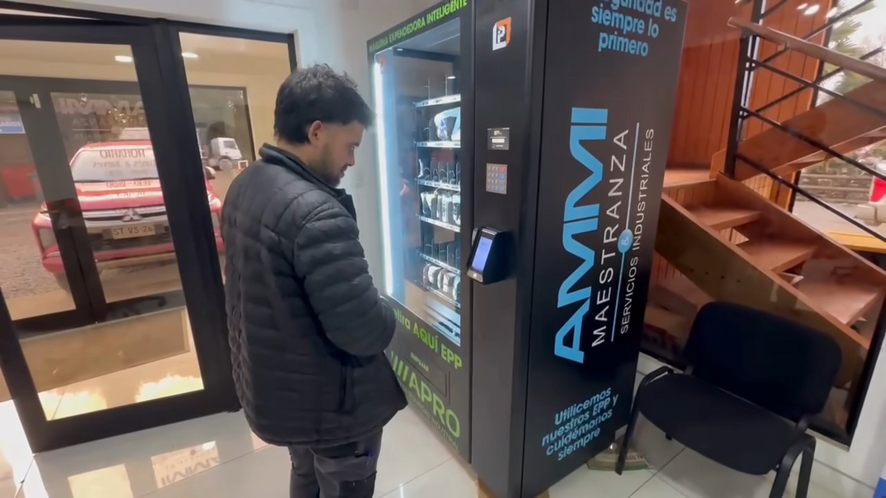 Retiro de EPP con QR personalizado en Maestranza AMMI