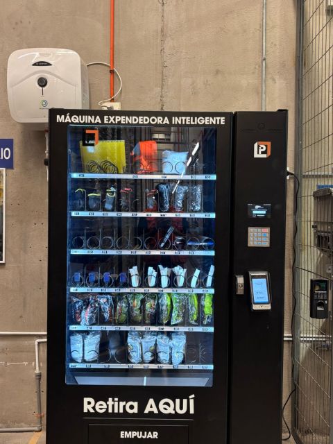 Máquina expendedora de EPP e insumos de Isoprevent en Sonoco