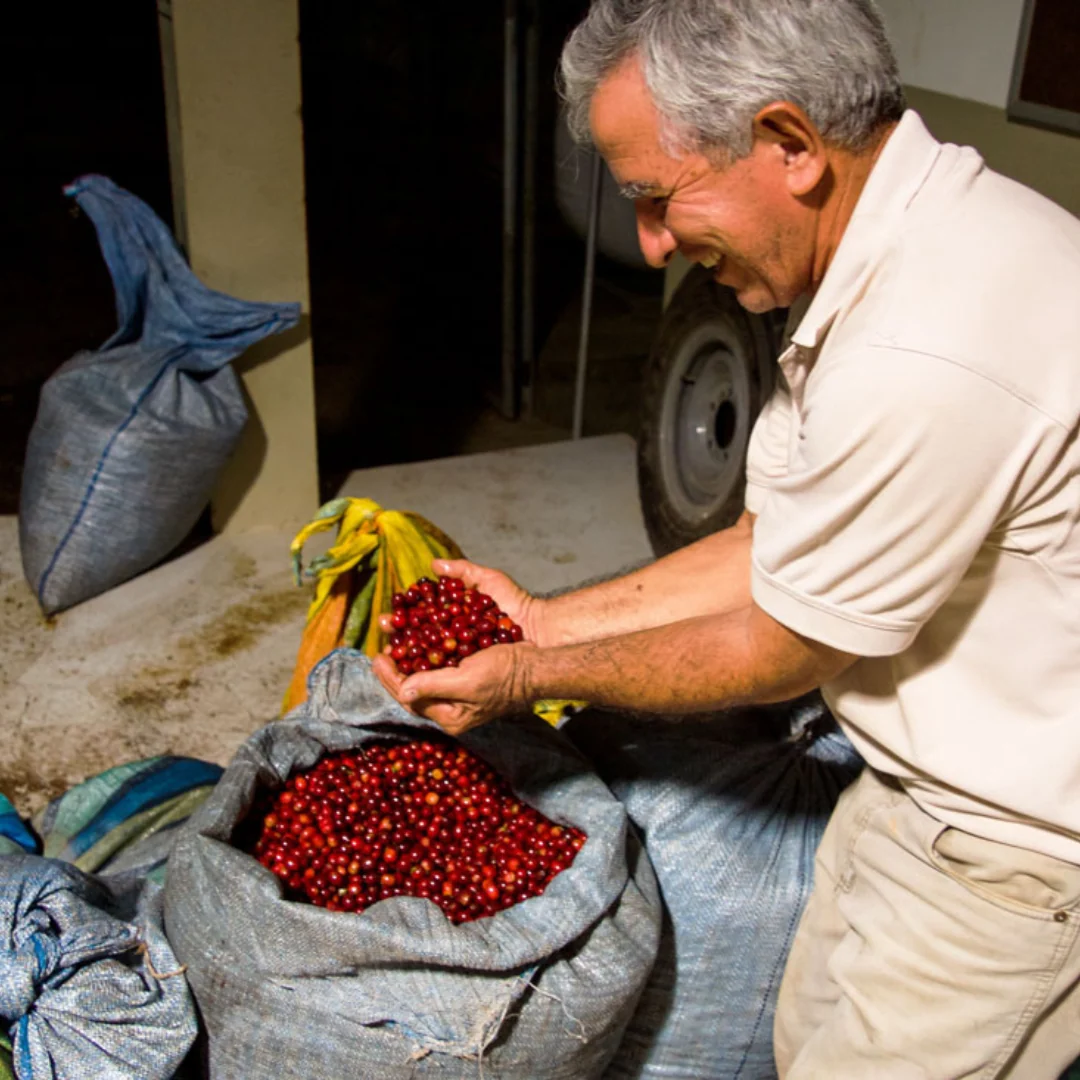Don Carlos, productor en Agricafé Bolivia
