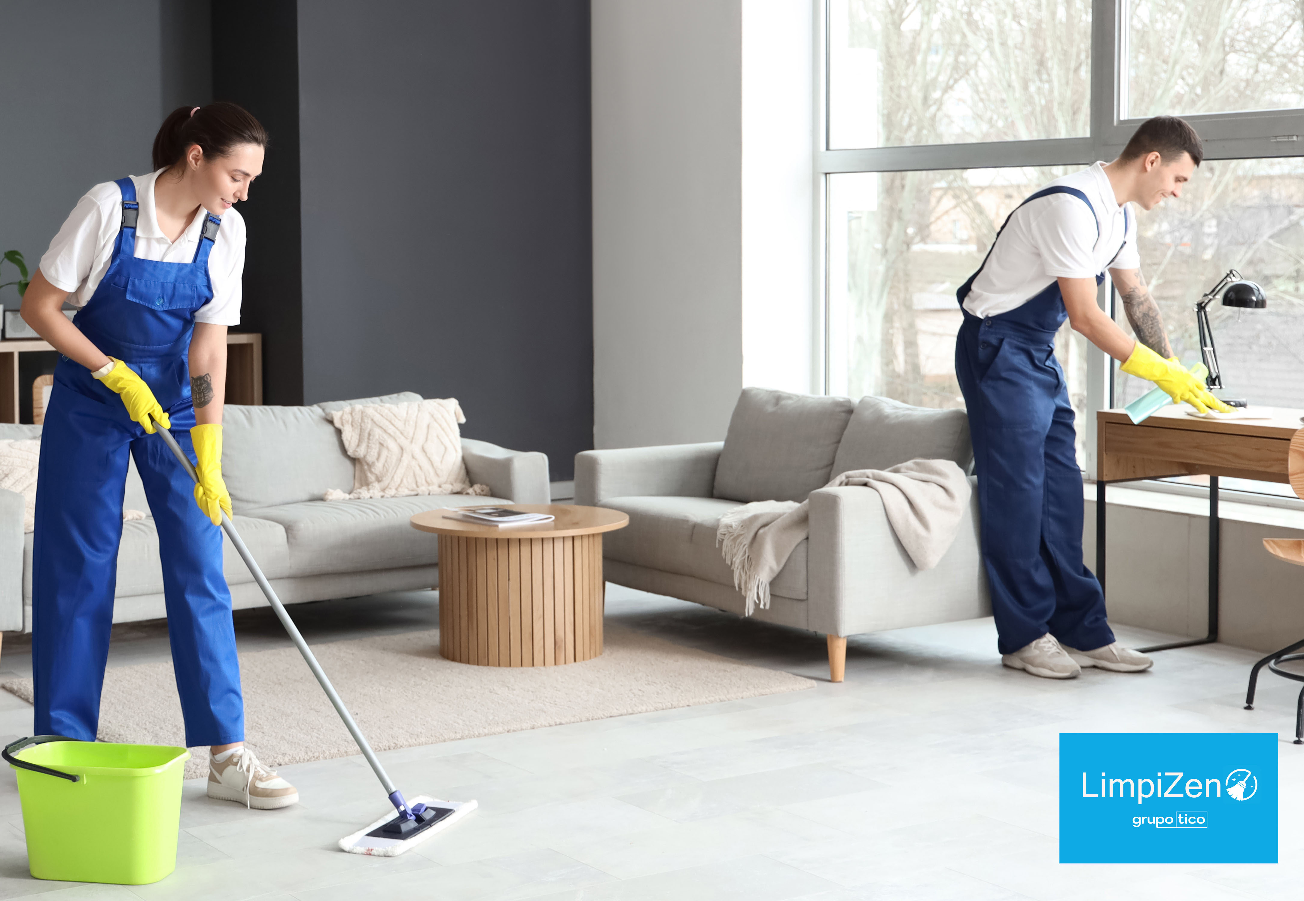 Equipo Limpizen en acción