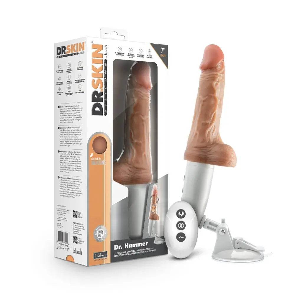 Dildo Vibrador Dr Hammer 17 cm