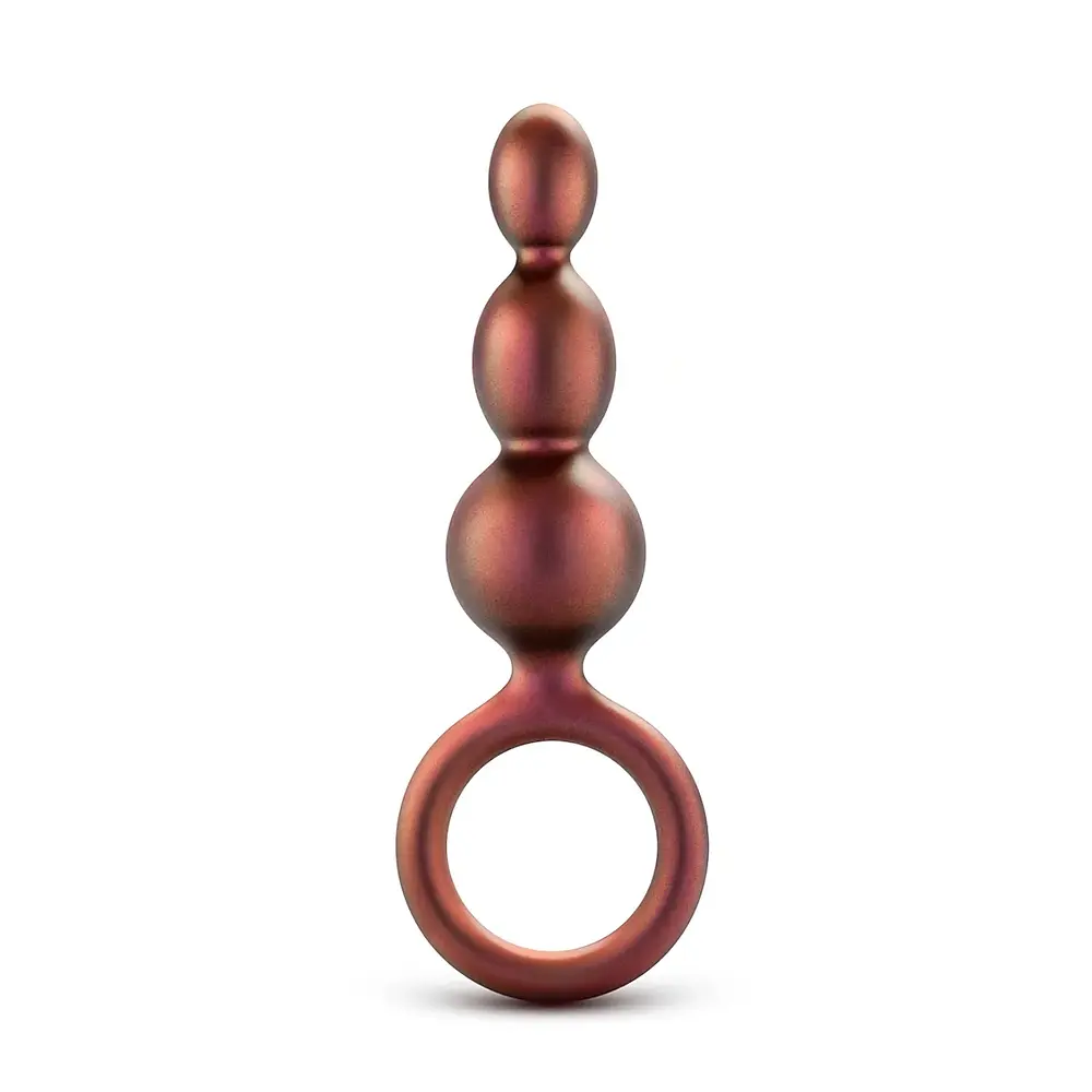 Plug Anal Beaded Loop Copper