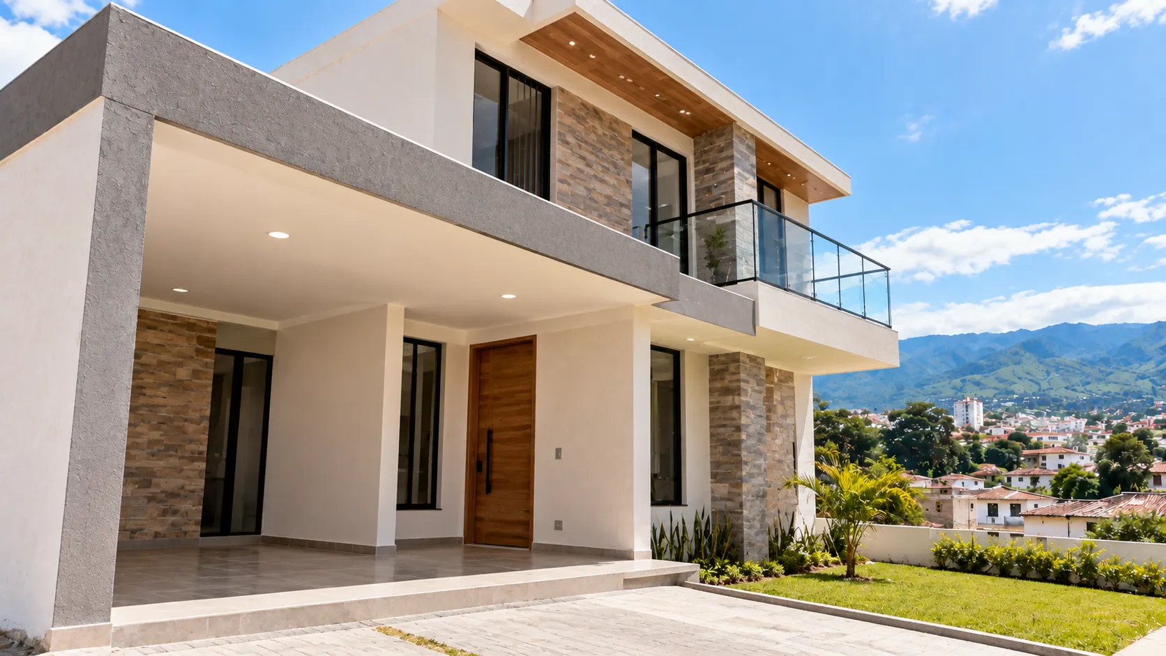 Casa terminada después de un proyecto de construcción en Popayán