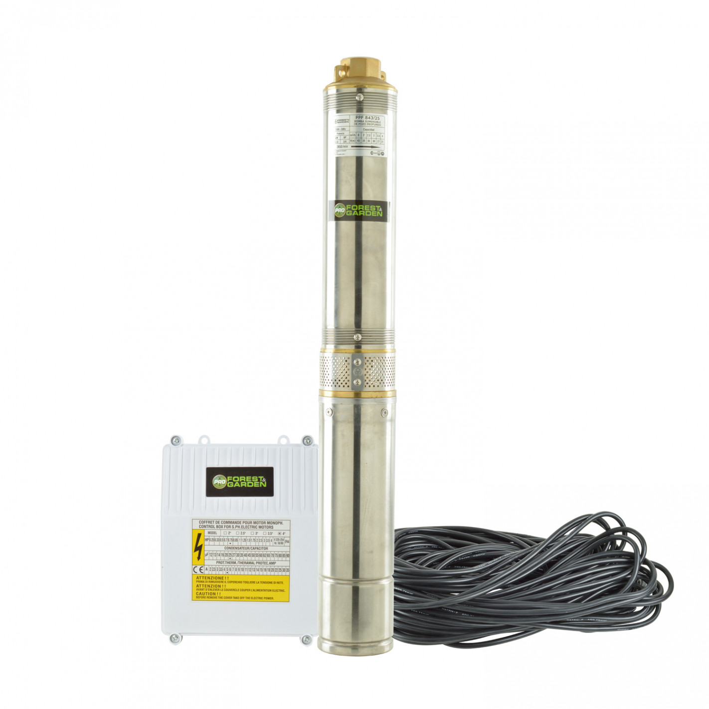 Bomba pozo profundo 3/4hp ppf 843/25 Forest And Garden
