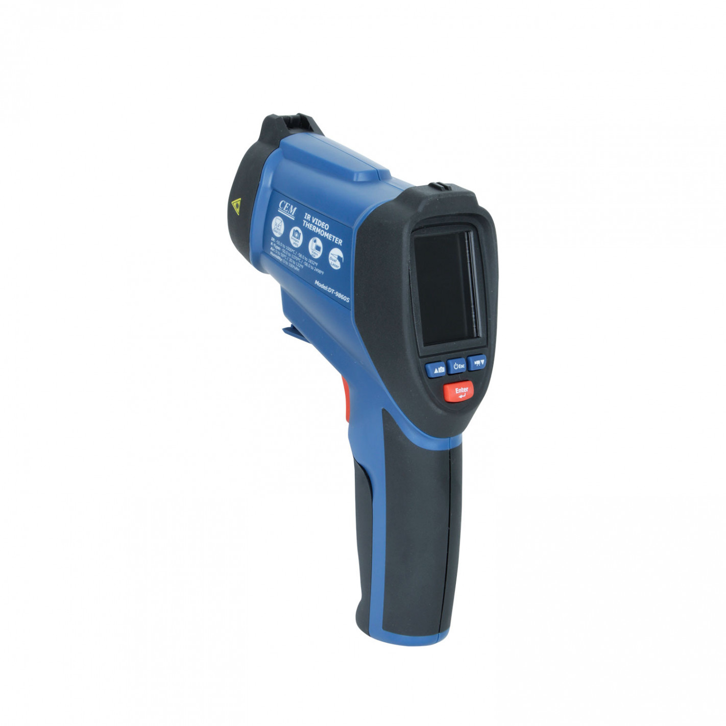 Termometro ir digital con video DT-9860S Cem Instruments 3