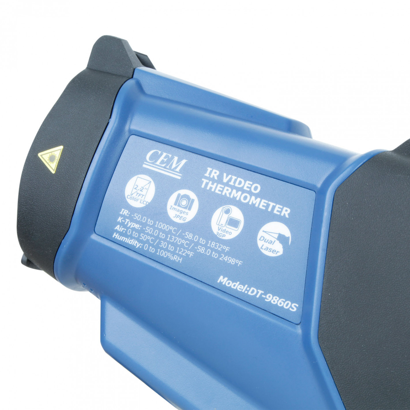 Termometro ir digital con video DT-9860S Cem Instruments 8
