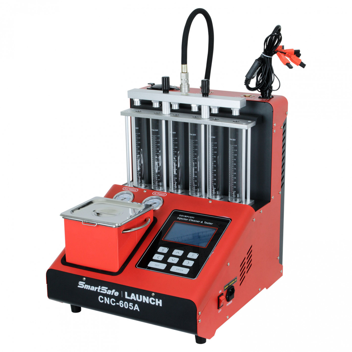 Limpiador y probador de inyectores Smartsafe CNC-605A