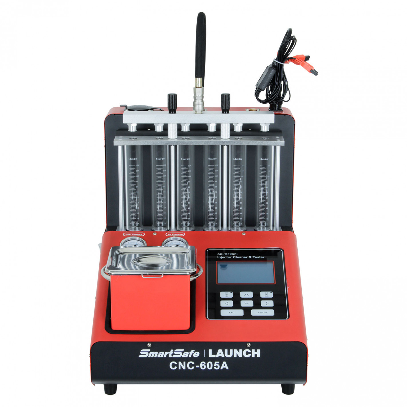 Limpiador y probador de inyectores Smartsafe CNC-605A 4