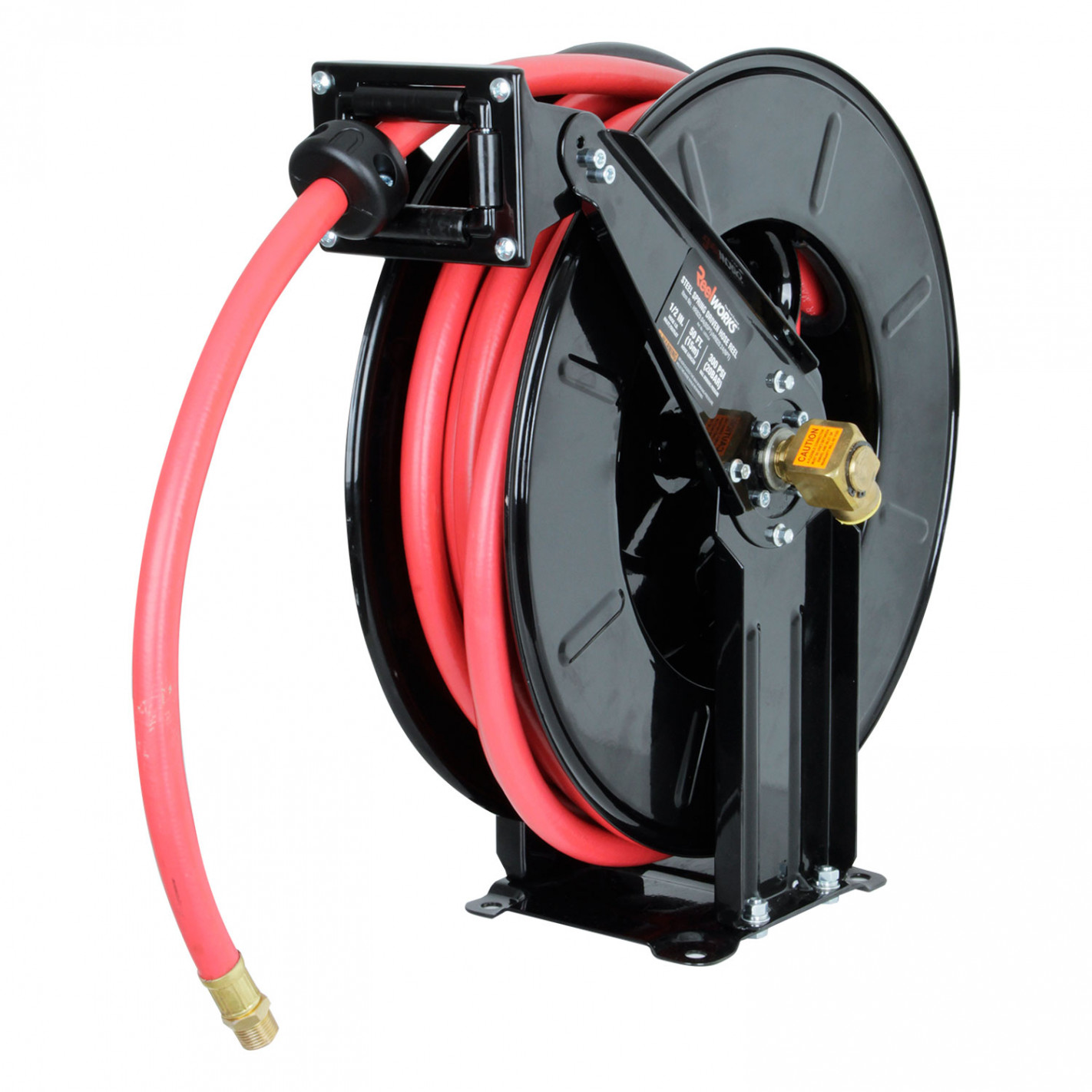 Enrollador manguera Lubeworks L820154 – 1/2" abierto 15 m, aire