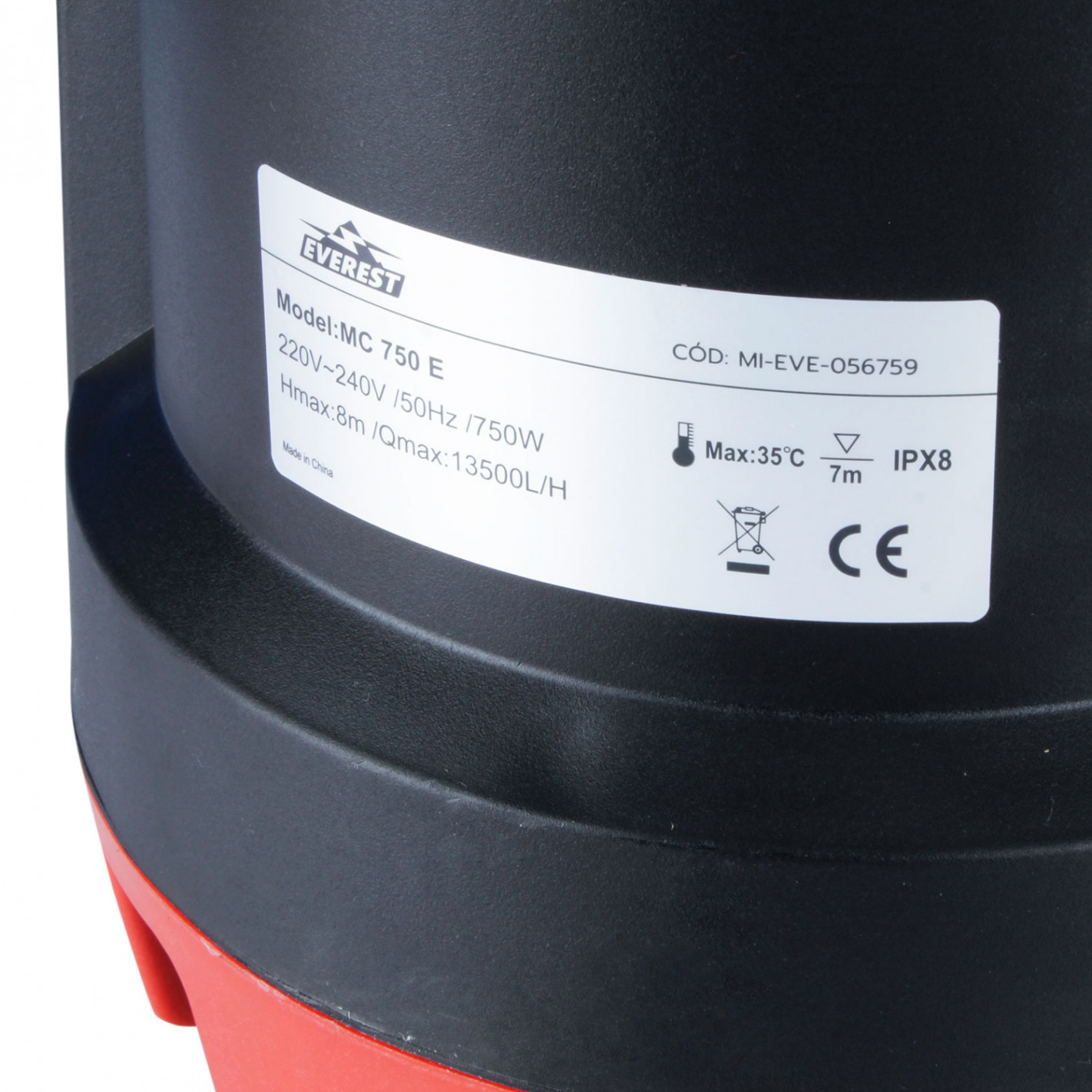 Bomba sumergible multifuncion 750w MC750E Everest 4