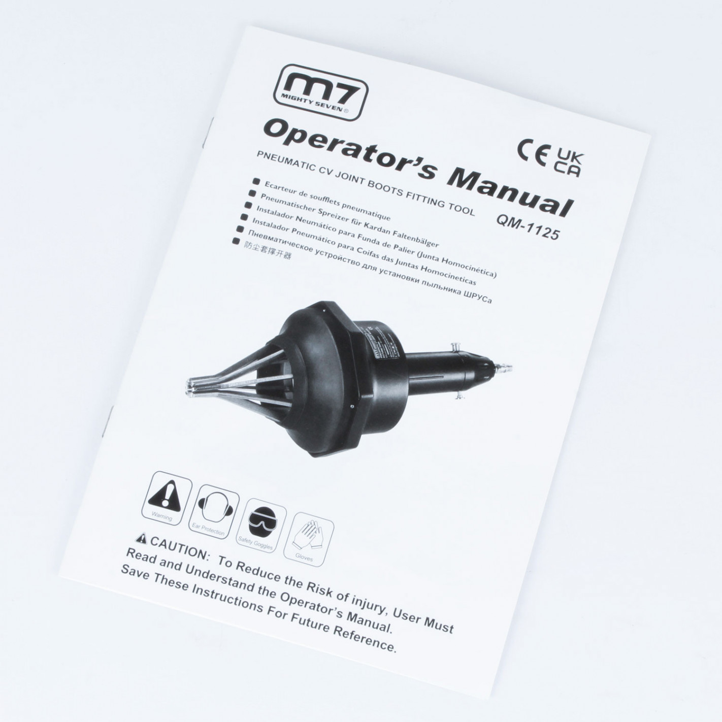 Instalador neumático de fuelles de homocinética M7 QM-1125 9