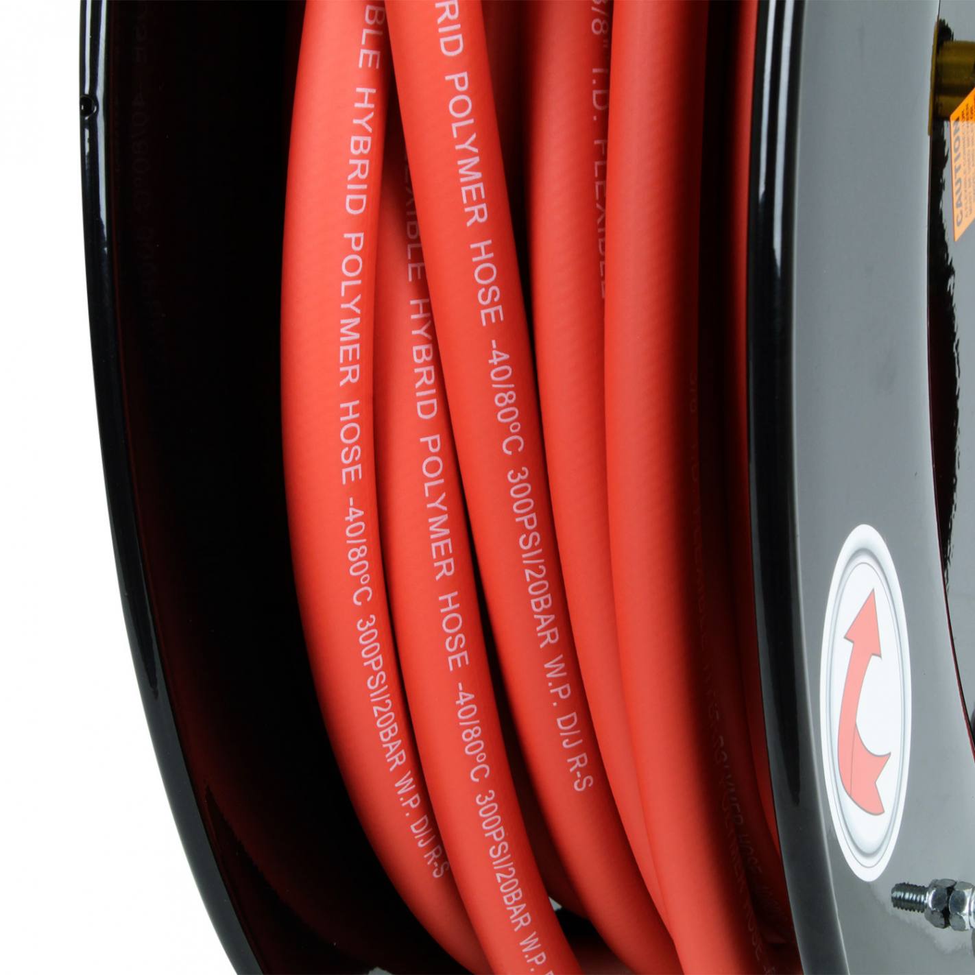 Enrollador manguera Lubeworks L801153 – 3/8" abierto 15 m, aire