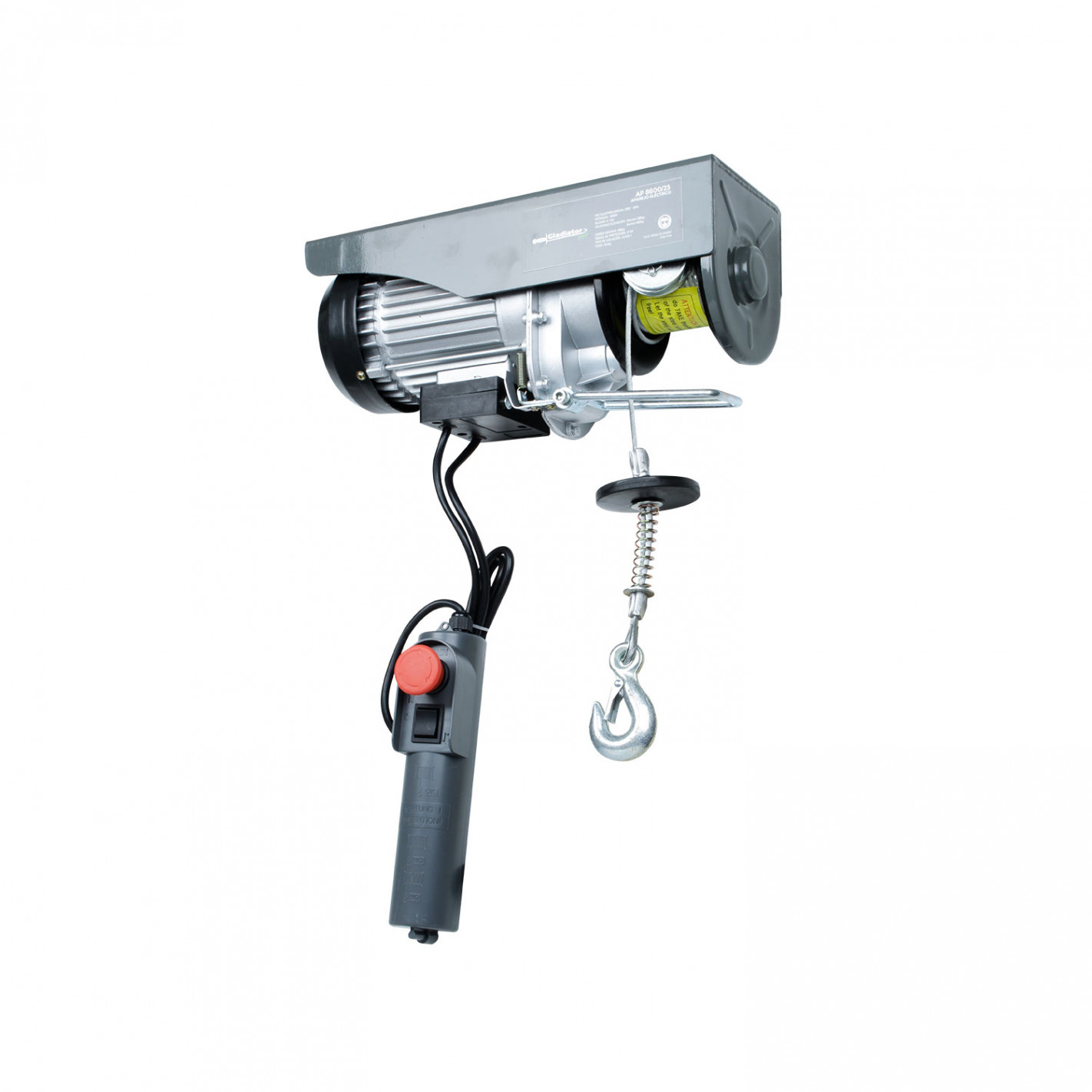 Tecle electrico 600kg 1050w alzada 6-12mt ap 8600 Gladiator AP 8600/25 3