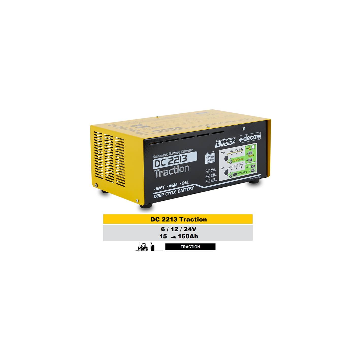Cargador de baterias traction dc2213 320100 Deca 1