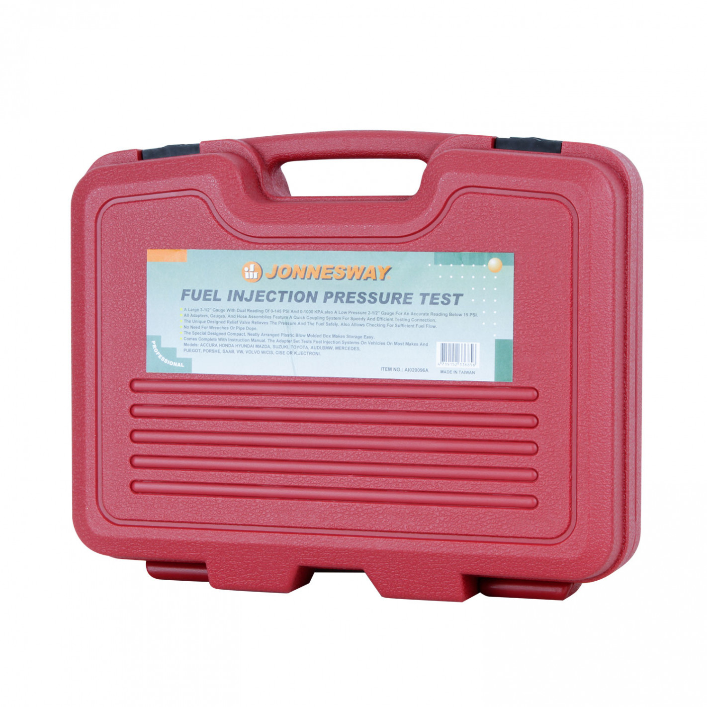 Tester de presión inyección combustible AI020096A Jonnesway 8