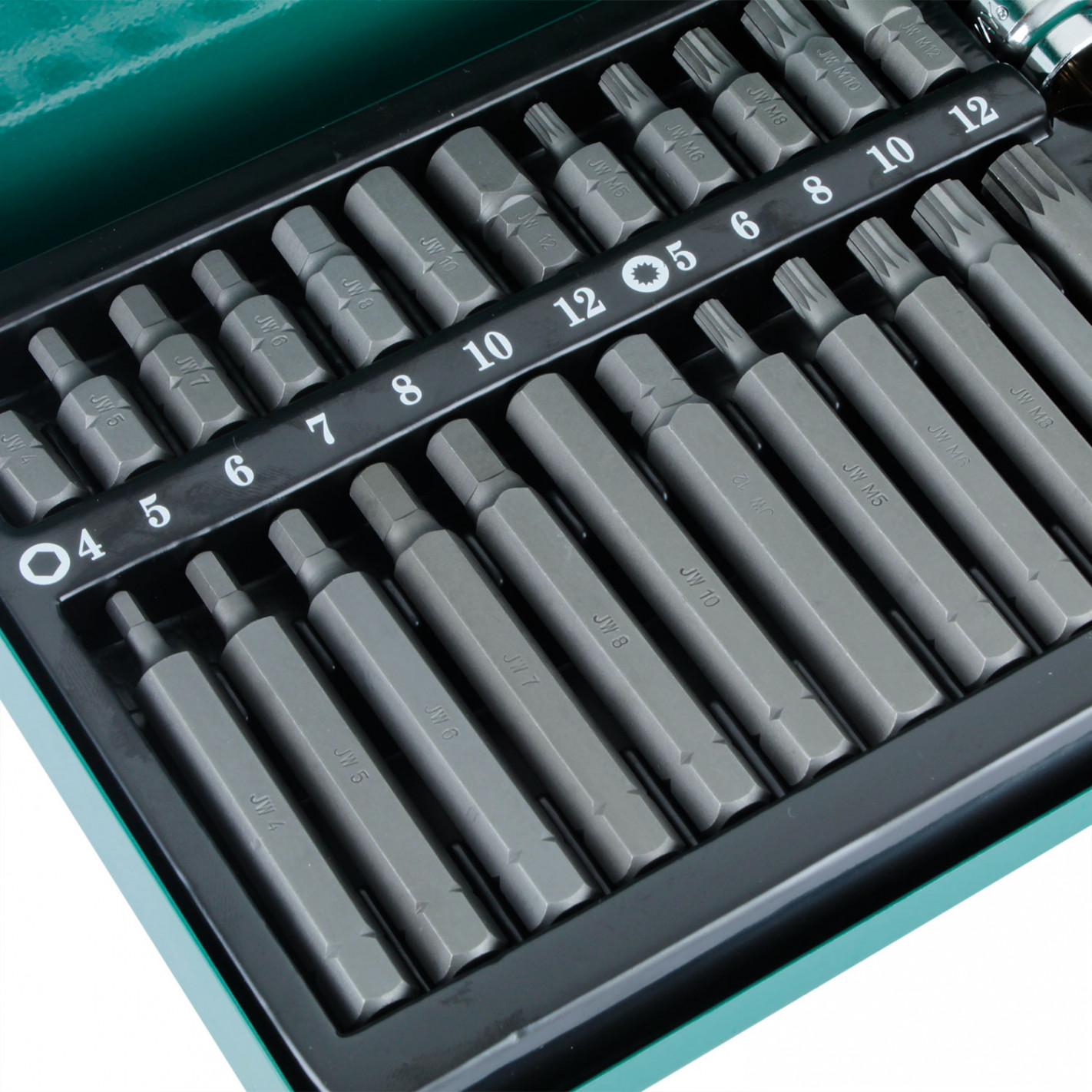 Juego de puntas torx-imbus-hex 40 piezas S29H4140S Jonnesway 5