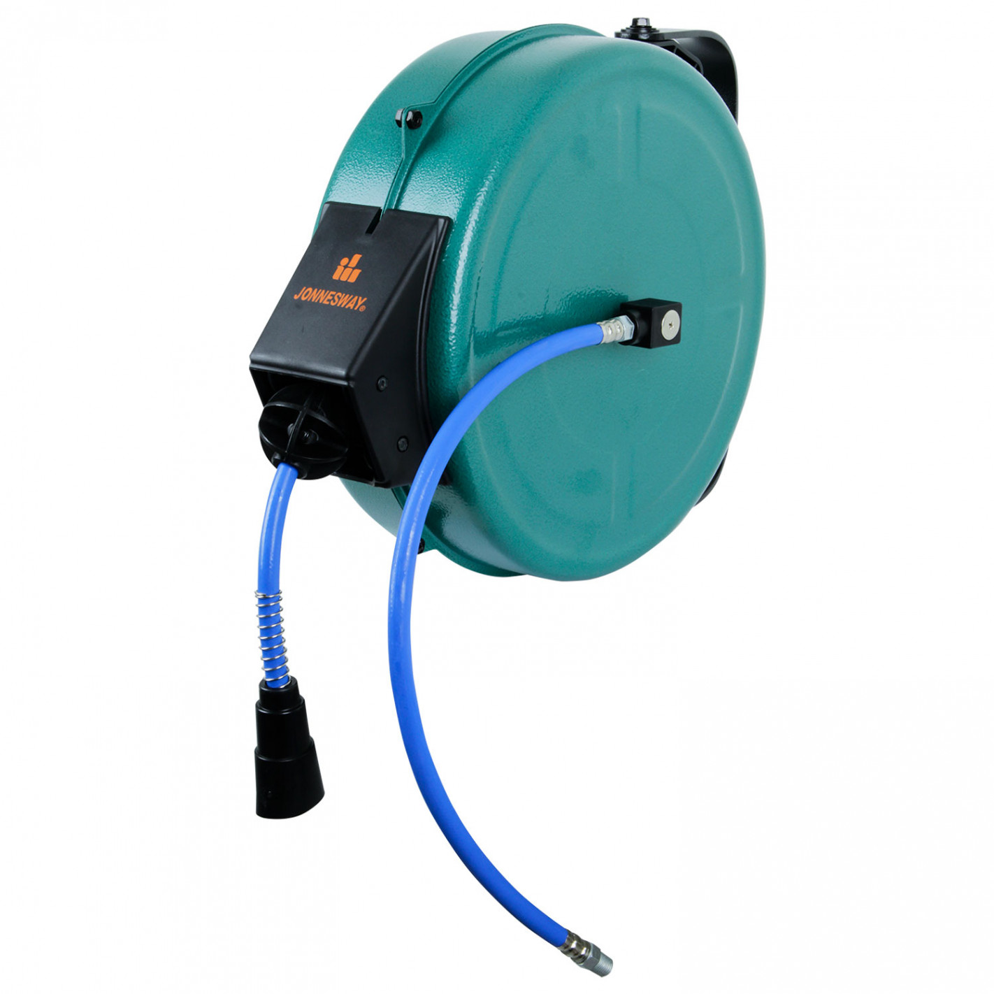 Enrollador retráctil Jonnesway JAZ-0001B – 15 m con manguera