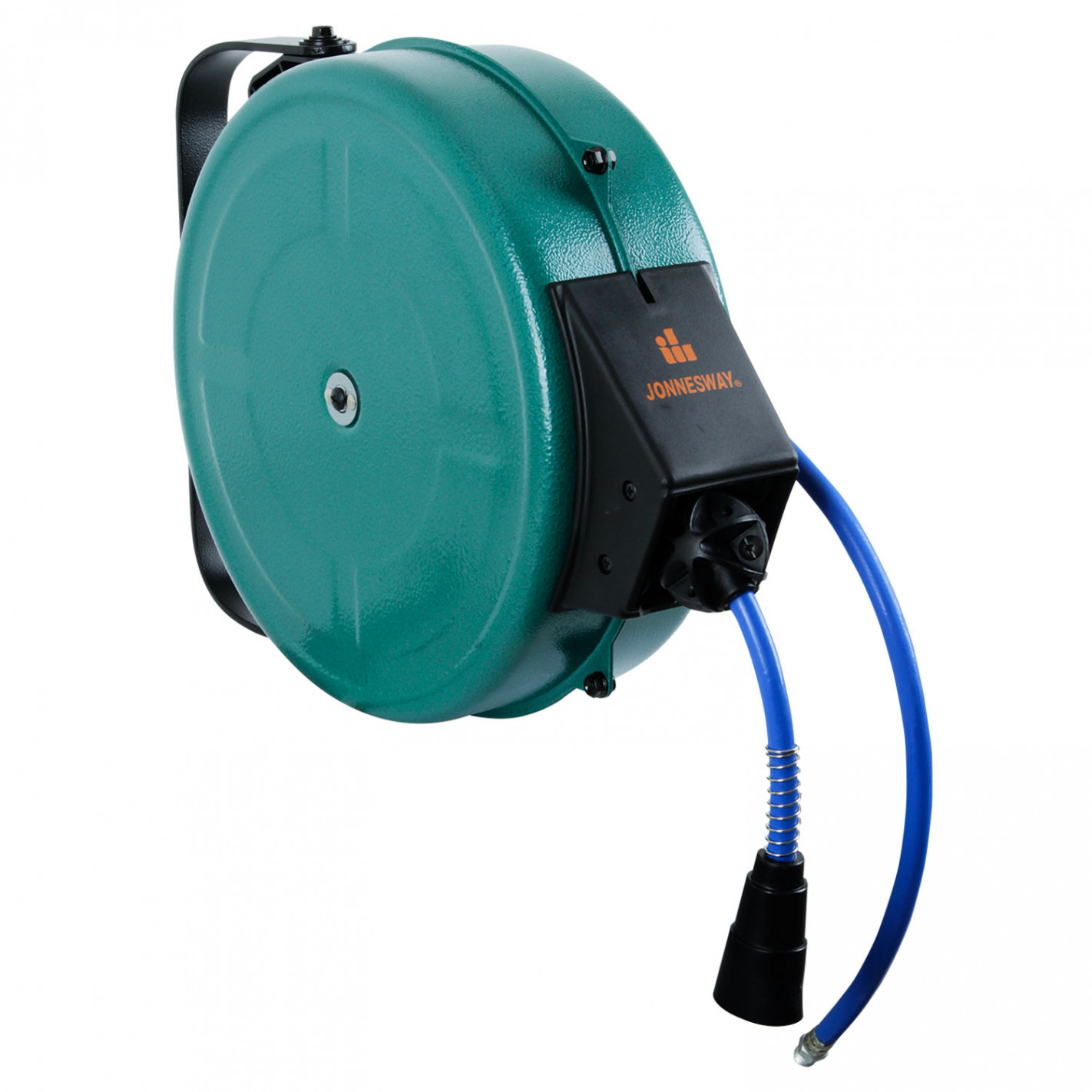 Enrollador retráctil Jonnesway JAZ-0001B – 15 m con manguera